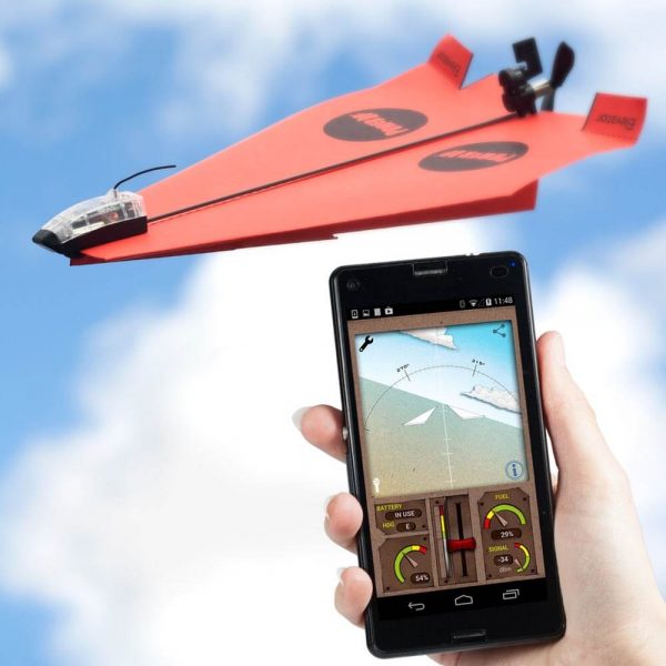 Smartphone Controlled Paper Airplanes Conversion Kit