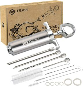 Stainless Steel Meat Injector Kit