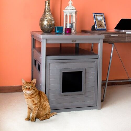 Litter Box End Table