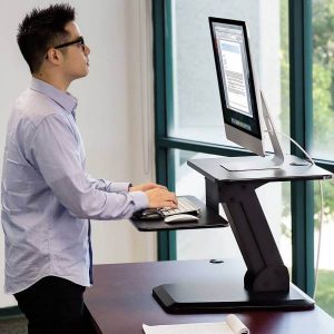 sit stand desk converter