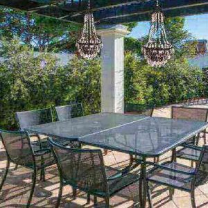 Solar Powered Patio Chandelier