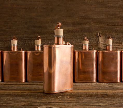 Homemade Copper Flask
