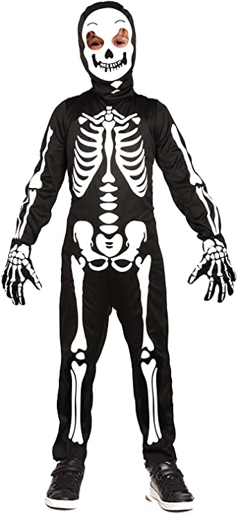 Glow in the Dark Skeleton Costume for Girls