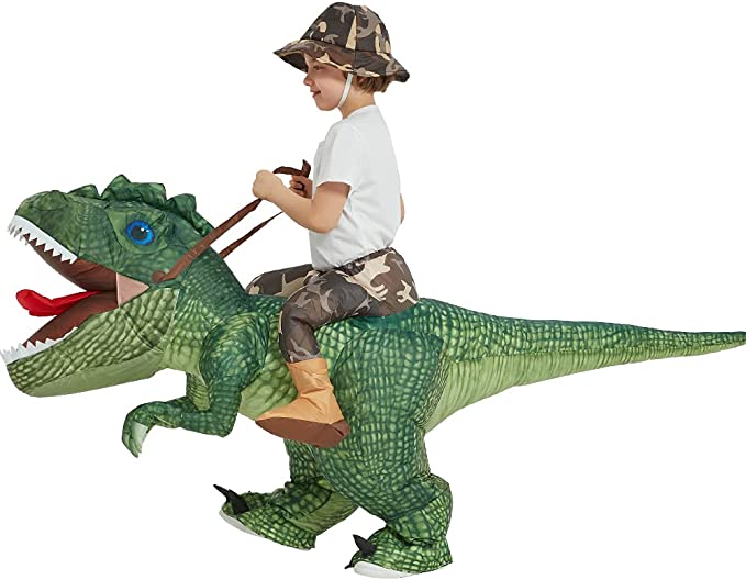 Inflatable Ridable Dinosaur Kids Costume