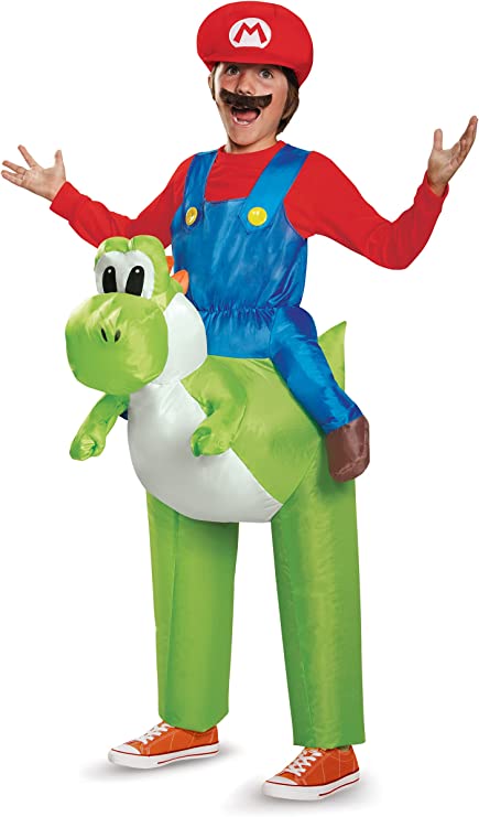 Mario Riding Yoshi Costume for Kids